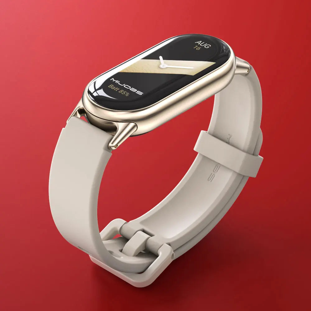 Strap for Mi Band 10 9 8 7 6 5 Watch Band for Mi Band 10 Silicone Wristband for Mi Band 9 Bracelet For Mi Band 8 Strap