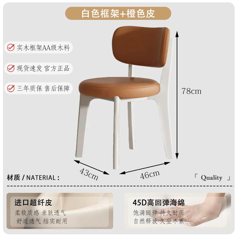 Portable Folding Mesh Chair Adjustable Cushioned Wood Solid Stackable Chair Kitchen Dining Breathable Restaurant Leg Fabric Cafe