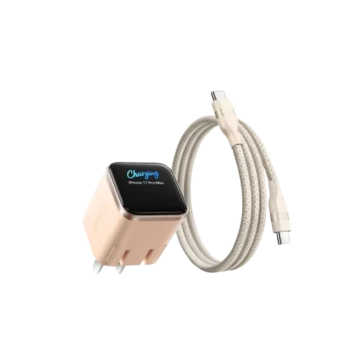 Original Choice A121D Anker Nano Smart 45W Type C Charger Fast Charging Foldable Plug USB C Charger Block Screen Display