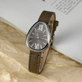 Famous Brand Women Quartz Watch Luxury Gift Ladies Snake Head Female Watch Fashion Red Leather Strap Wristwatch Dropshipping