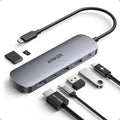 New Anker 7 in 1 USB C Hub Multi Port Adapter 4K 60Hz HDMI Splitter 85W Power Delivery for Laptop Tablet MacBook Pro