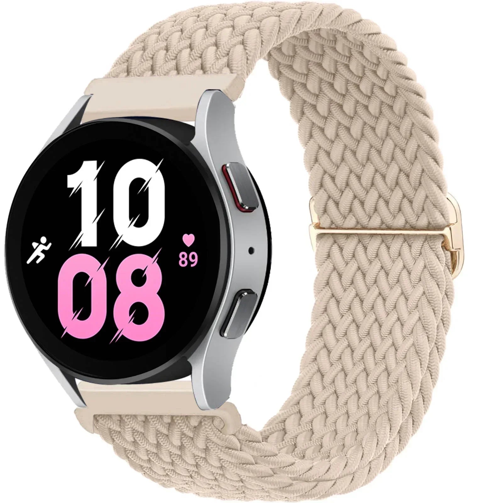 20mm 22mm Elastic Braided Nylon Strap for Huawei Watch GT6 5 4Pro 46mm Bracelet for Samsung Galaxy Watch 7 6 5 4 6/4Classic Band