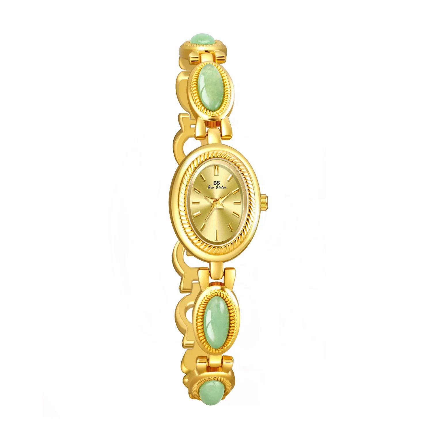 High-end Luxury Ladies Watches Elegant Green Jewelry Jade Quartz Bracelet Wristwatch gifts for women 2025 Fashion dress Watch
