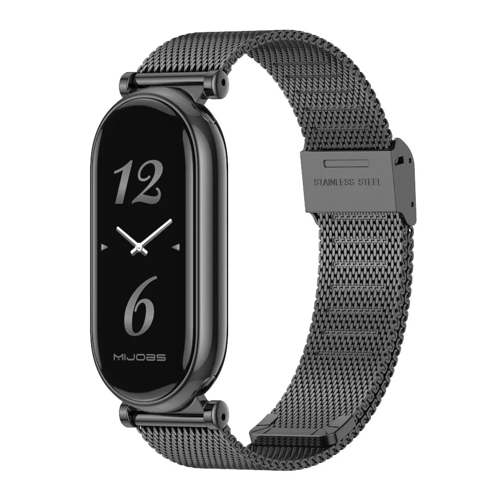 Strap for Mi Band 10 9 8 Wristband For Mi Band 9 Bracelet for Mi Band 10 Stainless Steel Watch Band for Mi Band 8 Metal Straps