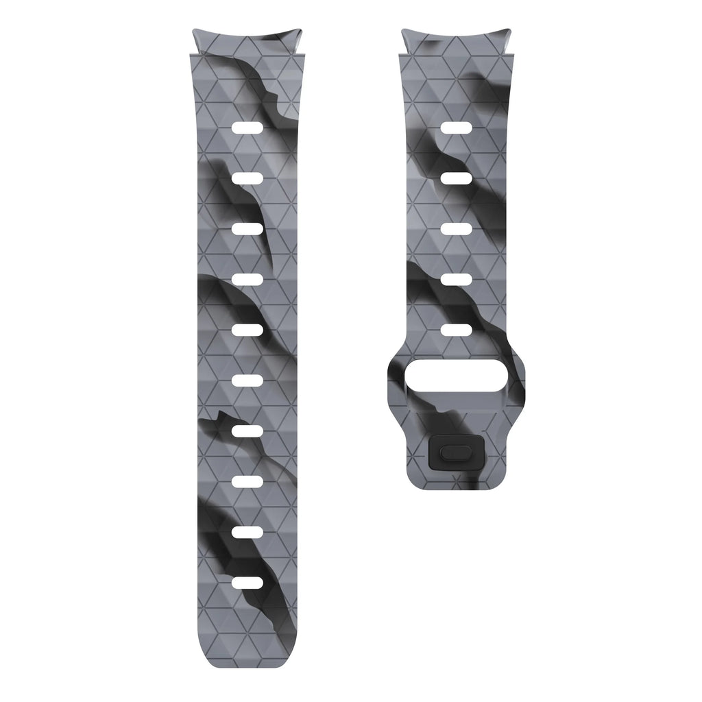 Silicone Strap for Samsung Galaxy Watch 7 6 5 4 40mm 44mm Football Pattern Bracelet Wristband for Watch 6-4 Classic 47mm 46mm