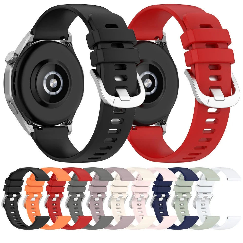 18mm 20mm 22mm Silicone Strap For Garmin Vivoactive 6 5 4 4s Band Watch Venu 4 3 2 2s SQ Forerunner 265 165 Bracelet Wristband