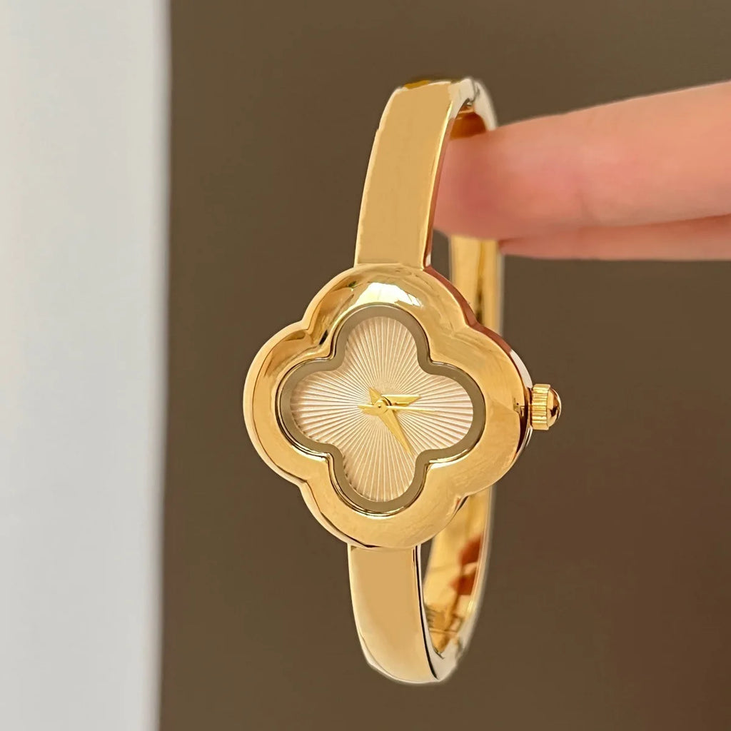 Women Reloj Mujer for Girls Quartz Watch Gold Sliver Stainless Steel Orologio Ladies Wristwatch Luxury New Bracelet Bangle Clock