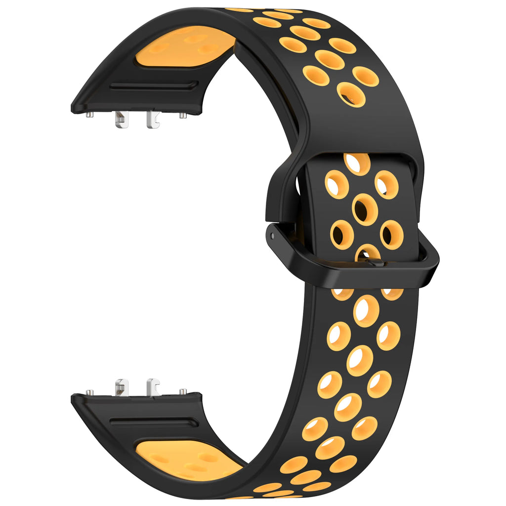 Silicone Strap For Samsung Galaxy Fit 3 Band Bracelet Two-tone Watchband Correa For Samsung Galaxy Fit 3 Replaceable Wristband