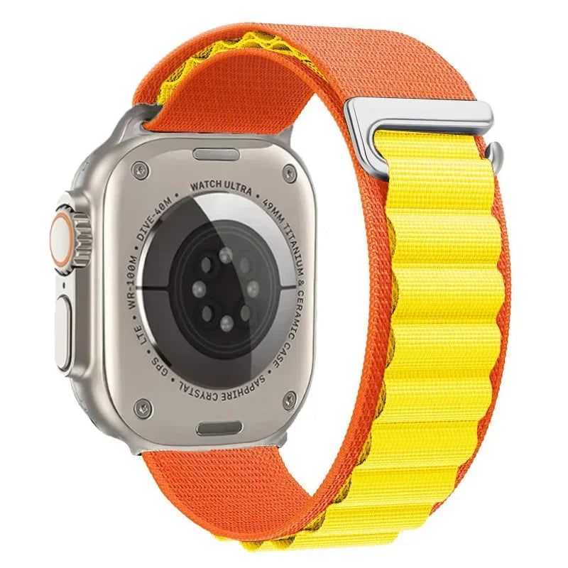 Alpine Strap for Apple Watch Ultra/3 11 10 9 8 7 Band 46mm 49mm 45mm 41mm Nylon Sports Bracelet IWatch 6 5 4 3 SE 44mm 40mm 42mm