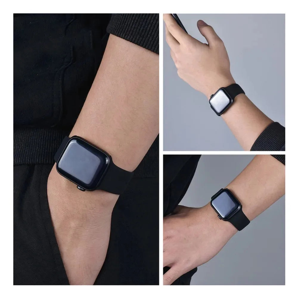 Sports Silicone Strap For Apple Watch Band Ultra 49mm 46mm 45mm 44mm 42mm 41mm 40mm Watchband for iWatch 11 10 9 8 7 6 5 4 SE