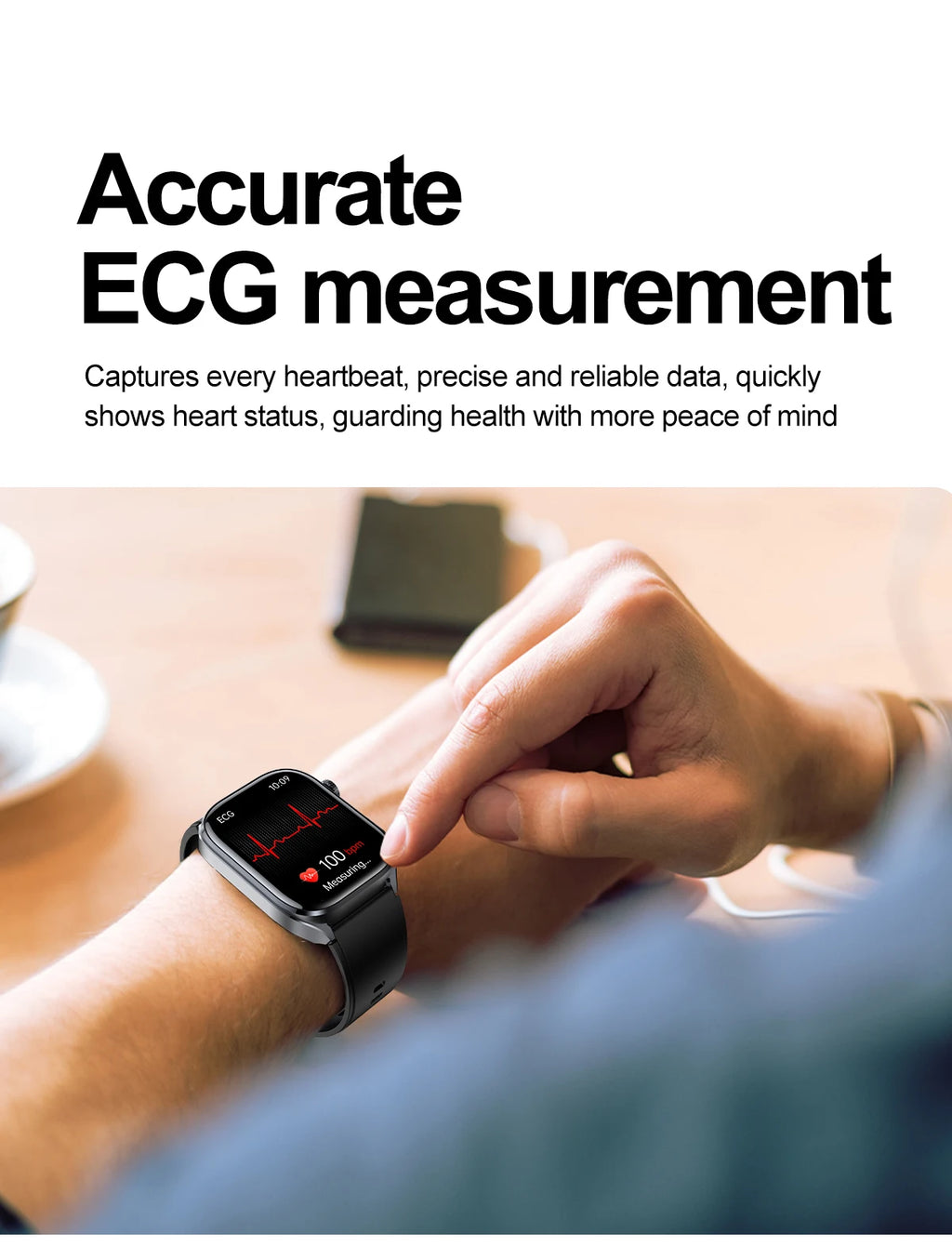2026 New AI Health Care Accurate detection ECG SmartWatch Blood Pressure lipids Uric Acid Analysis Bluetooth Call Smart Watches