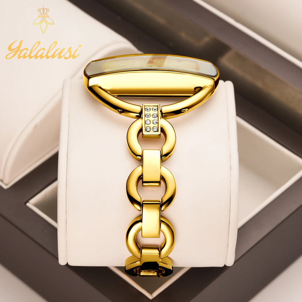 YaLaLuSi Women’s Water-Resistant Quartz Watch: A Stylish and Elegant Bracelet-Style Timepiece, Perfect as a Gift reloj mujer