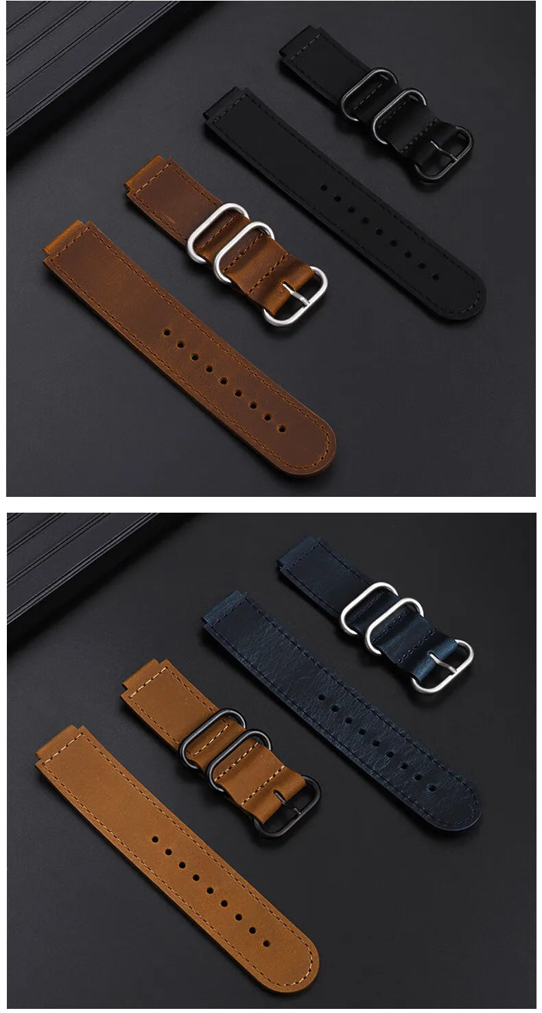 18mm cowhide Watchband for Casio small square strap AE1200/AE-1300/1500 F-108/W-218  A158/A168 vintage cowhide strap  bracelet