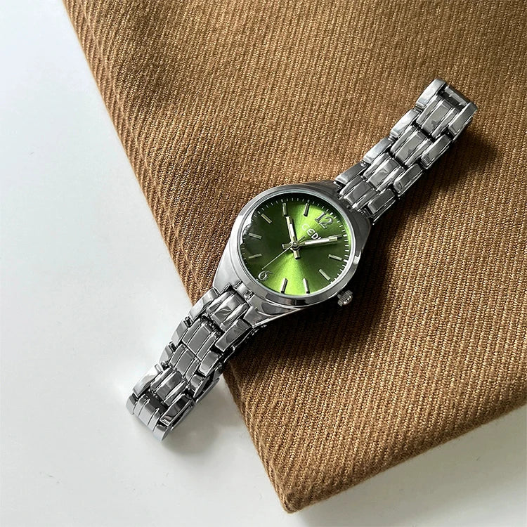 GEDI Small Watch for Women Silver Light Luxury Elegant Waterproof Quartz Watches Ladies Wristwatches Fashion Casual Simple