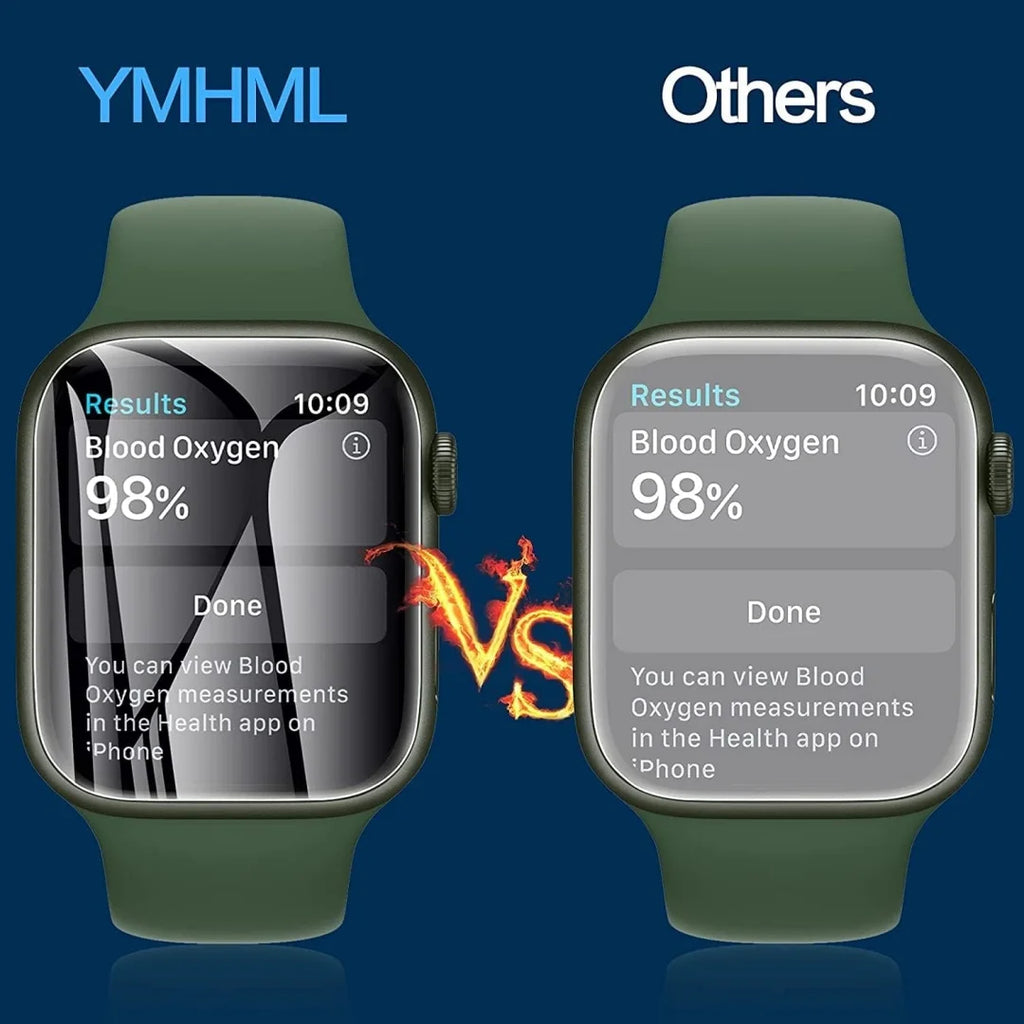 Hydrogel Film for Apple Watch 11 10 46mm 42mm 5 6 SE 3 40 44 42 38MM Screen Protector for Apple Watch Ultra 49MM 7 8 9 41MM 45MM