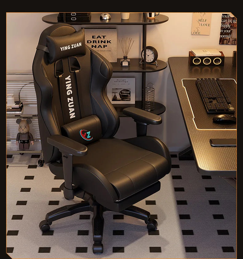 AOLIVIYA Casual Ergonomic Reclining Gaming Computer Chair For Home Office Dormitory Study Room College Students Men A413759