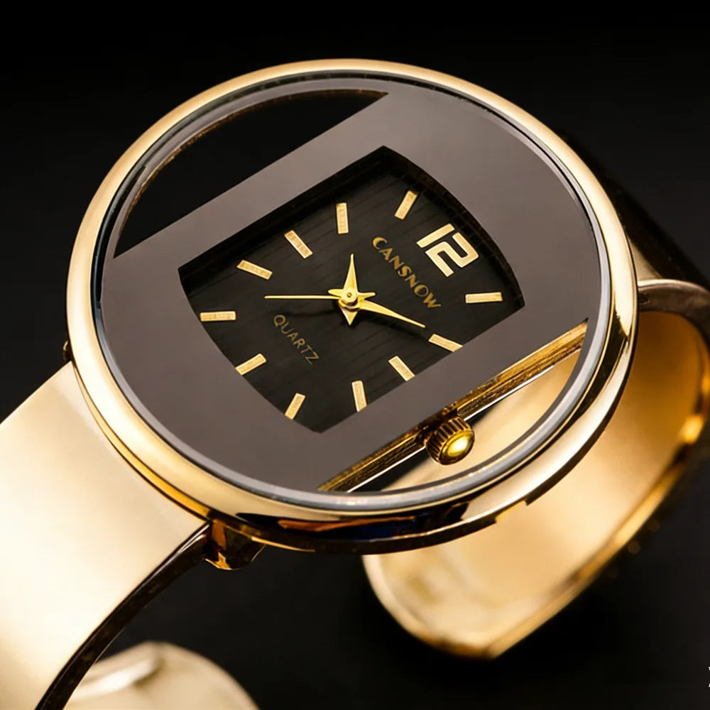 New Ladies Watch Bangle Bracelet Relojes Fashion Casual Design Women WristWatch Female Quartz Watch Time Clock Relogio Feminino