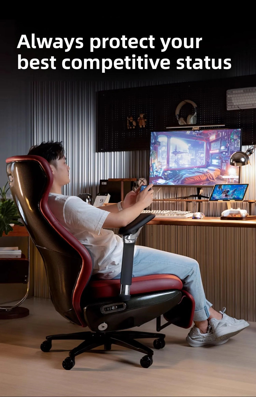 Computer chair, ergonomic boss chair, home esports game, intelligent office chair