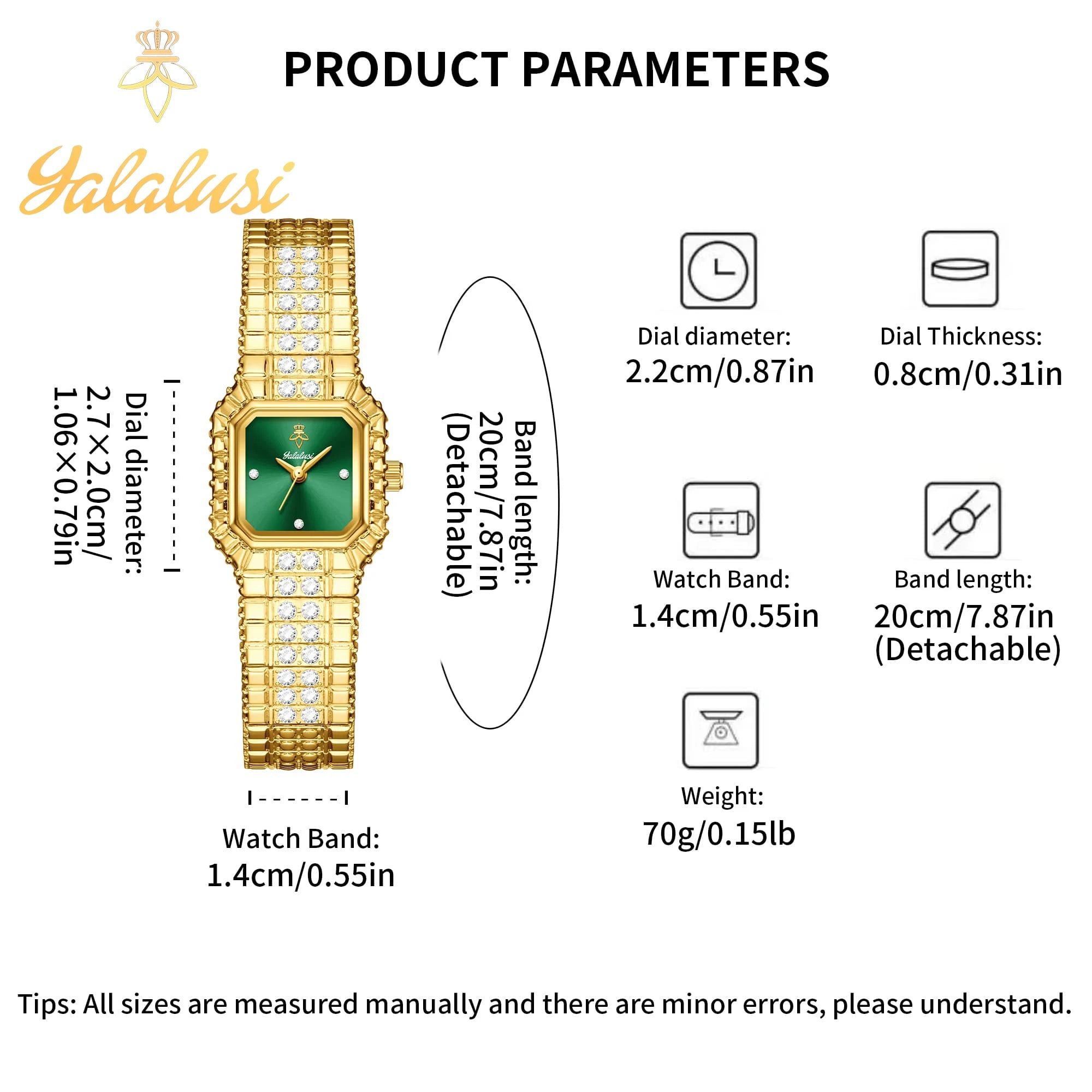 YaLaLuSiStylish ladies’ waterproof quartz watch: a luxurious and elegant bracelet watch, perfect as a gift reloj mujer montre