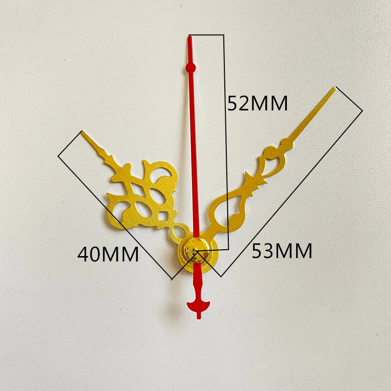 Mute DIY Wall Clock Movement Mechanism with Clock Hands Silent Kit Battery Operated Watch Repair Parts Replacement Set