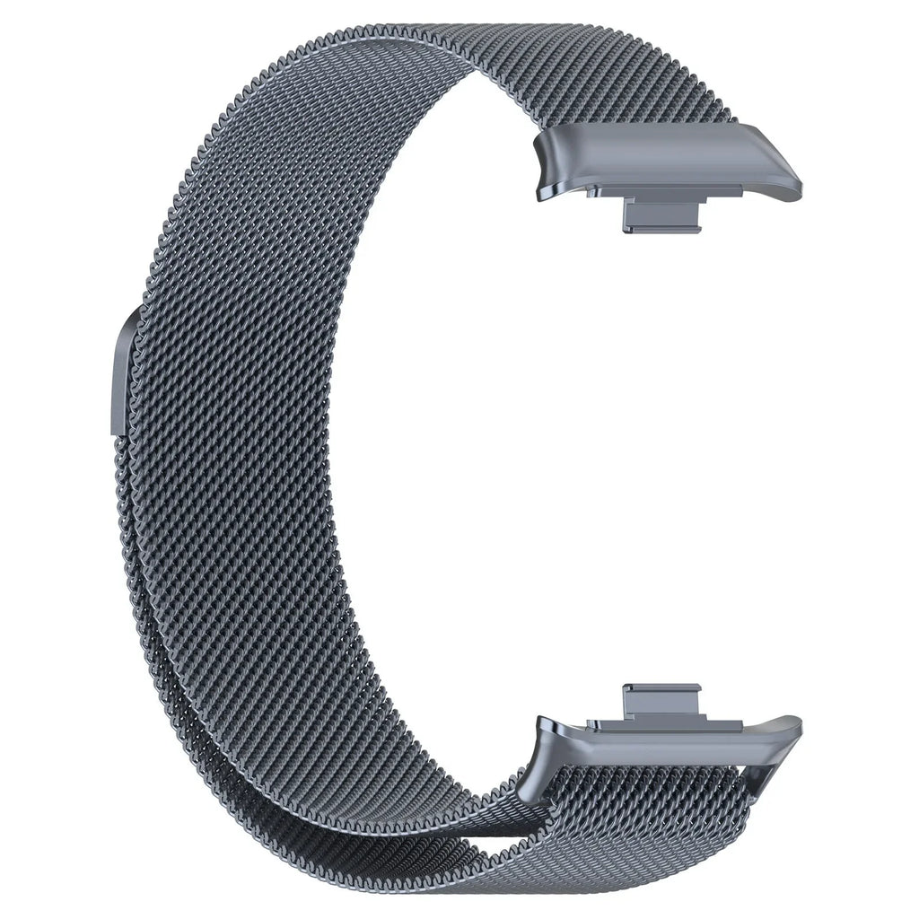 Milanese Loop Strap For Xiaomi Mi Band 9/8 Pro Metal Magnetic Durable Wristband Watchband For Redmi Watch 4/5/6 Correa Accessory