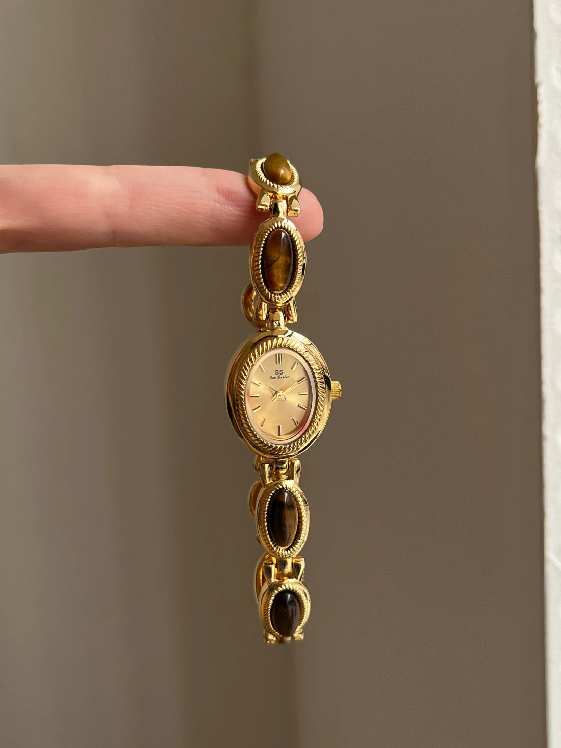 Natural Jade Bracelet Watch Gift Women,Ladies Watches Luxury High Quality Gold Quartz Watches, Elegant Women's Wristwatches