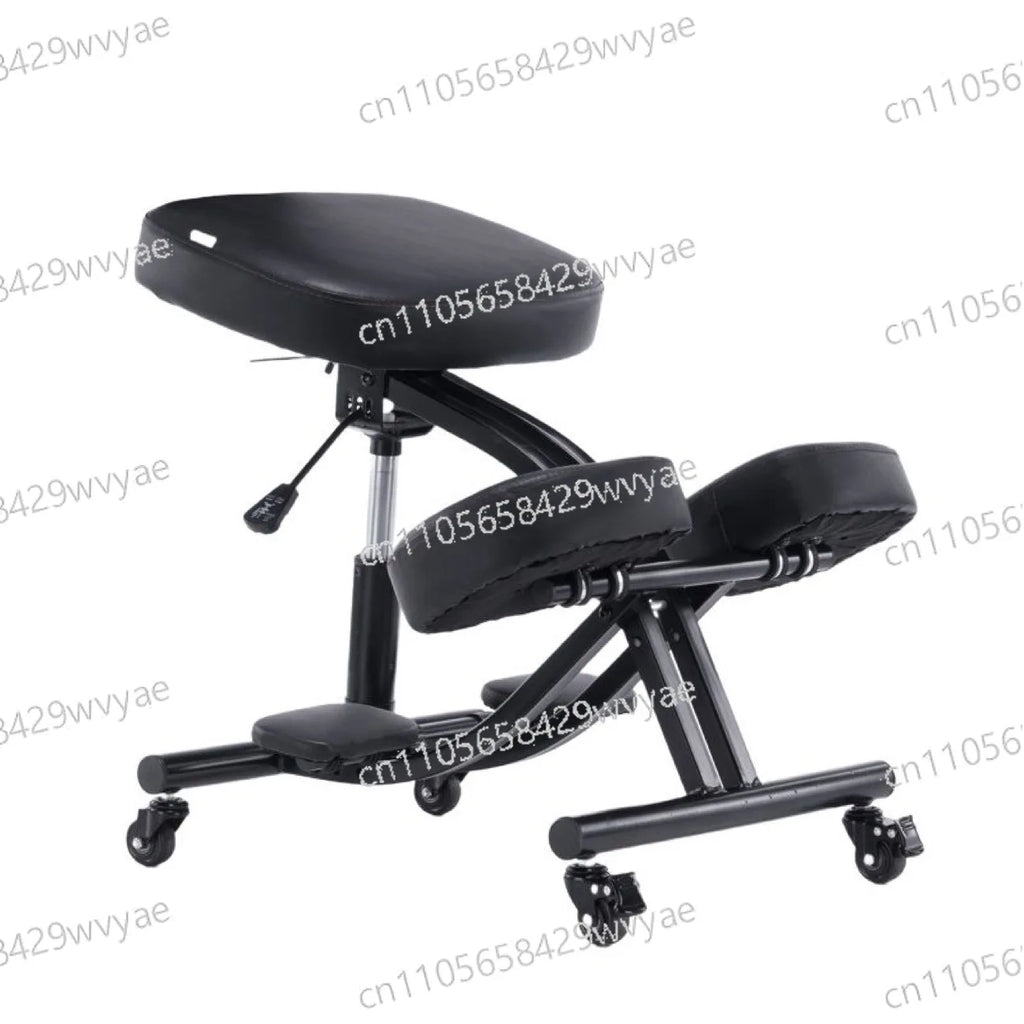 Sitting Posture Correction Chair Ergonomic Knee Chair Lifting Work Computer Bench with Wheels To Avoid Hunchback
