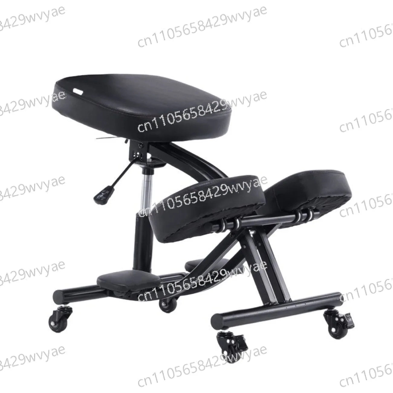 Sitting Posture Correction Chair Ergonomic Knee Chair Lifting Work Computer Bench with Wheels To Avoid Hunchback