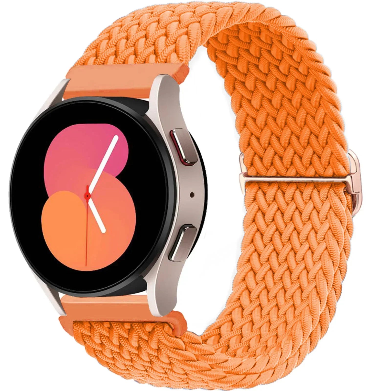 20mm 22mm Elastic Braided Nylon Strap for Huawei Watch GT6 5 4Pro 46mm Bracelet for Samsung Galaxy Watch 7 6 5 4 6/4Classic Band