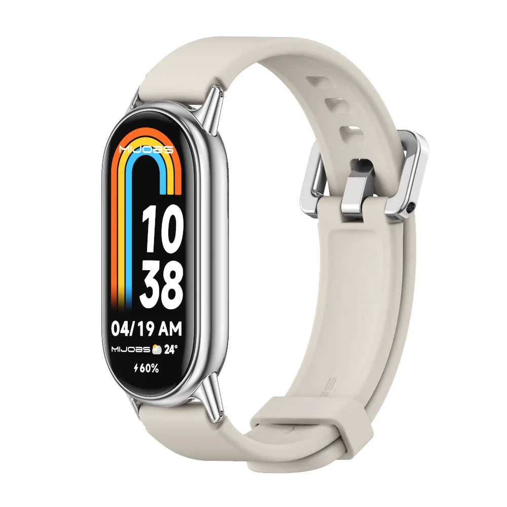 Strap for Mi Band 10 9 8 7 6 5 Watch Band for Mi Band 10 Silicone Wristband for Mi Band 9 Bracelet For Mi Band 8 Strap