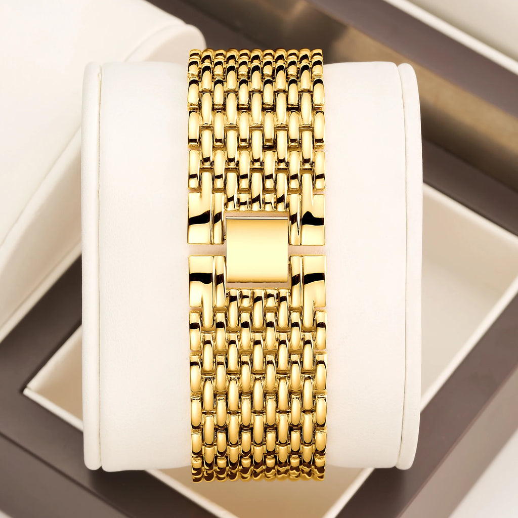 YaLaLuSi Brand Women's Affordable Luxury Diamond-Set Dial WaterResistant Quartz Bracelet Watch Gift reloj mujer watch for ladies