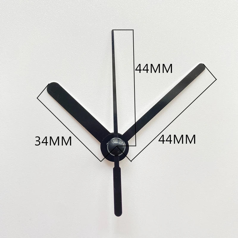 Mute DIY Wall Clock Movement Mechanism with Clock Hands Silent Kit Battery Operated Watch Repair Parts Replacement Set