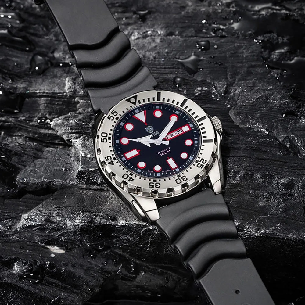 High-Quality Luxury Watch Calendar, Day, Water-Resistant, Luminous Quartz Watch Business Men's Watch Fashion Timepiece