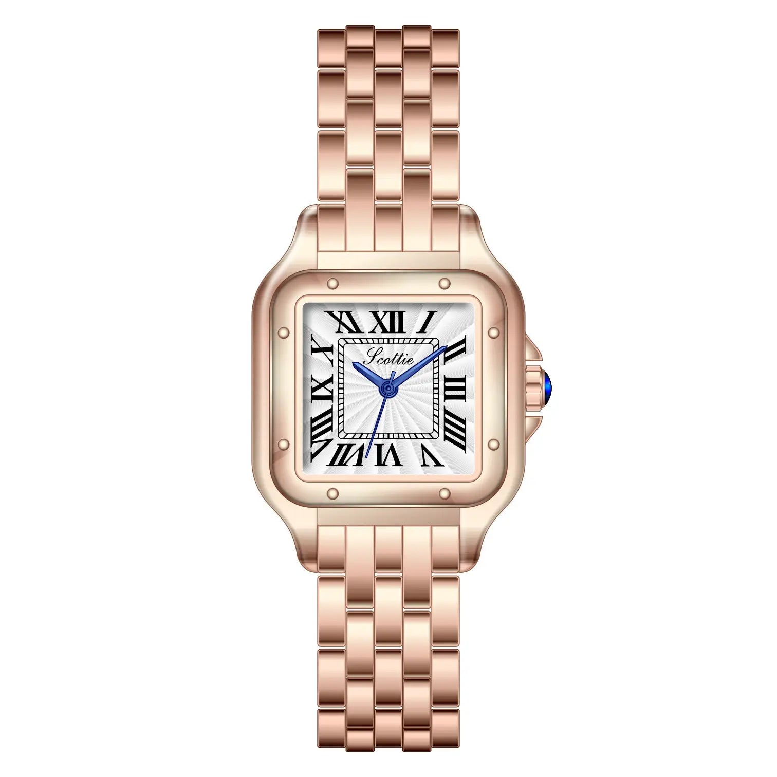 New Women'S Luxury Square WatchUltra-Thin Ladies' Watch With Steel Band High-End Selected Timepiece, Elegant Women'S Wristwatch.