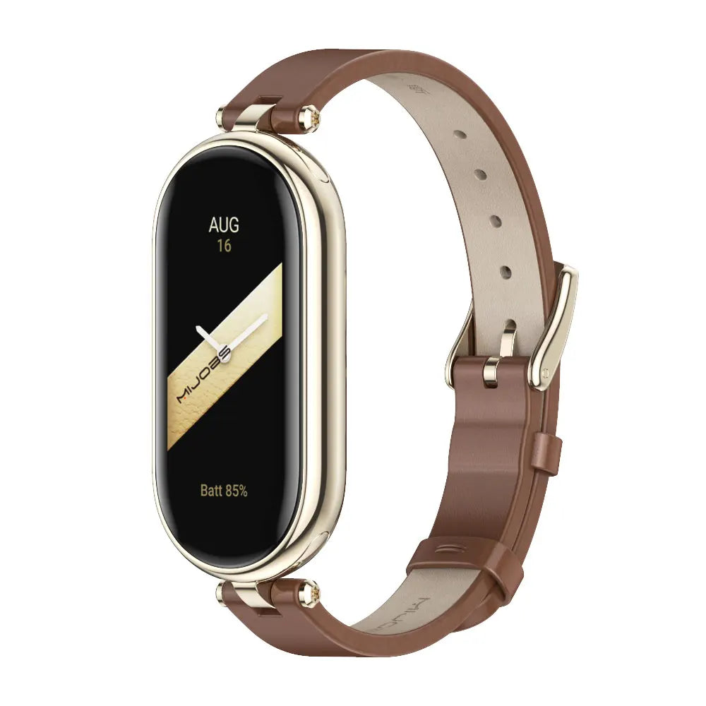Strap for Mi Band 10 9 8 7 6 5 Watchband for Xiao mi Smart Band 9 Strap for Mi Band 8 Leather Wristband For Mi Band 7 Correa