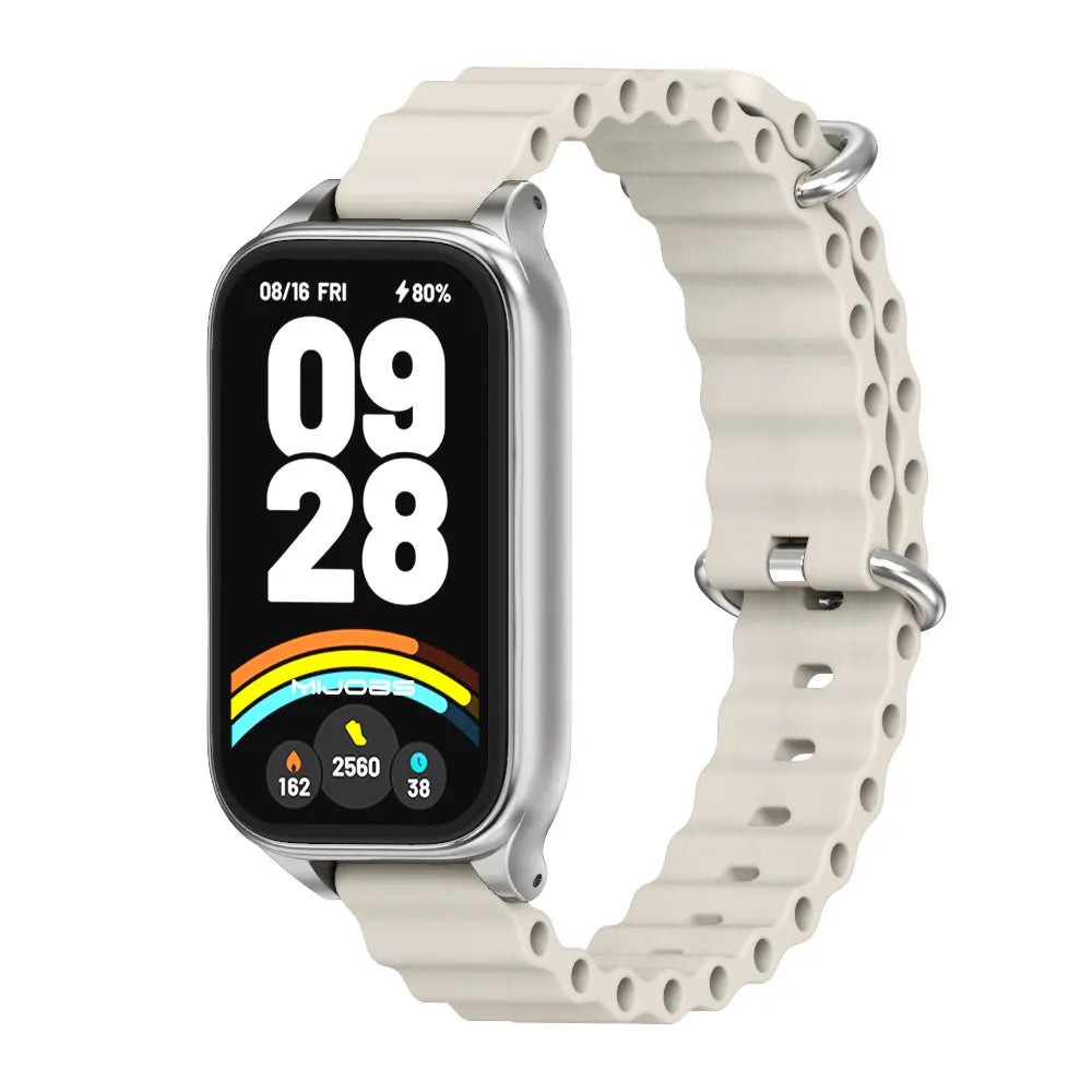 Strap For Mi Band 9 Active Watchband for Mi Band 8 Active 9 Active Silicone Wristband for Mi Band 9 Active Smartband Accessories