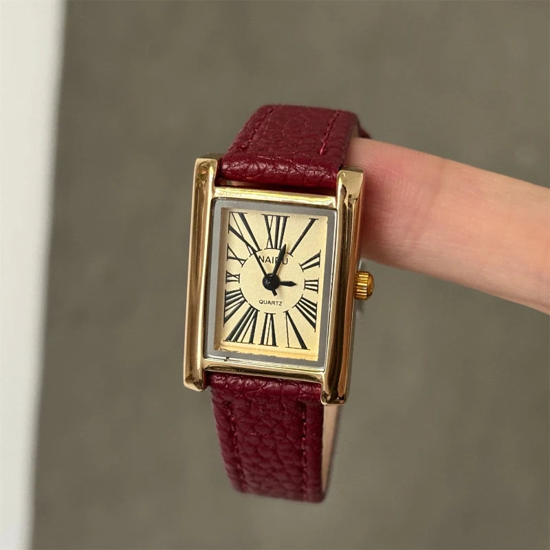 Hot Sale Women Square Dial Quartz Watch Minimalist Steel Strap Wristwatch Para Mujer Ladies Gifts Dropshipping Relógio Feminino