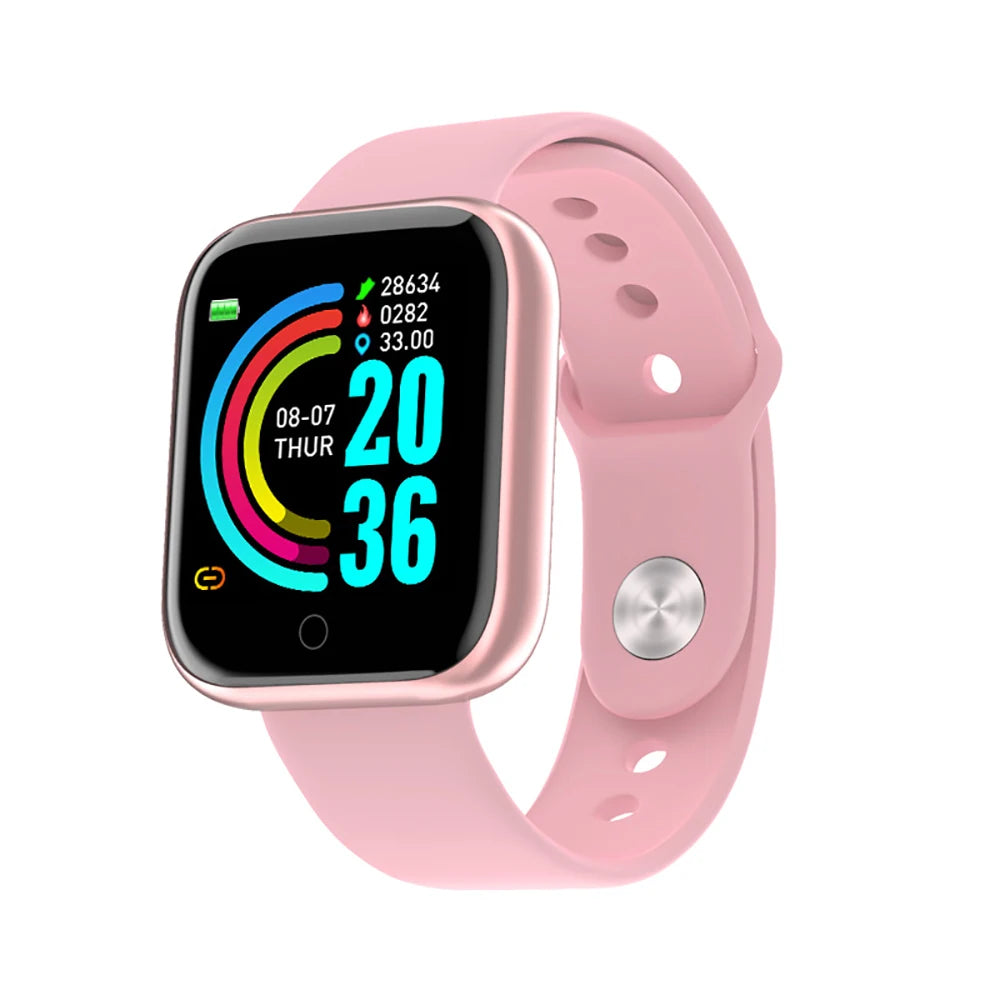 Smart Watches For Women Men Bluetooth Connect Phone Player Music Control Fitness Heart Rate Monitor Sport Bracelet Digital