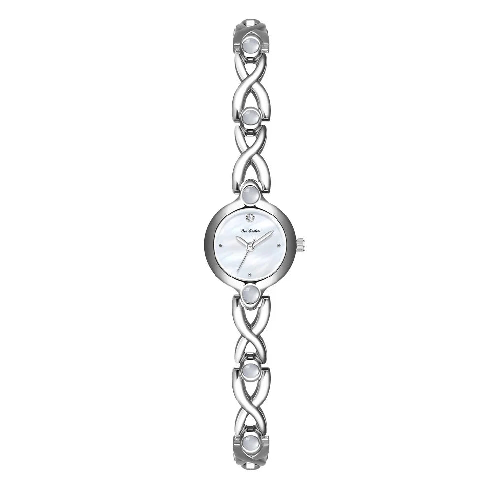 Ladies Watch Elegant Retro Round Black Gold Shell Dial Fashion Casual Gold Watches For Woman Gift Fashion Accessory