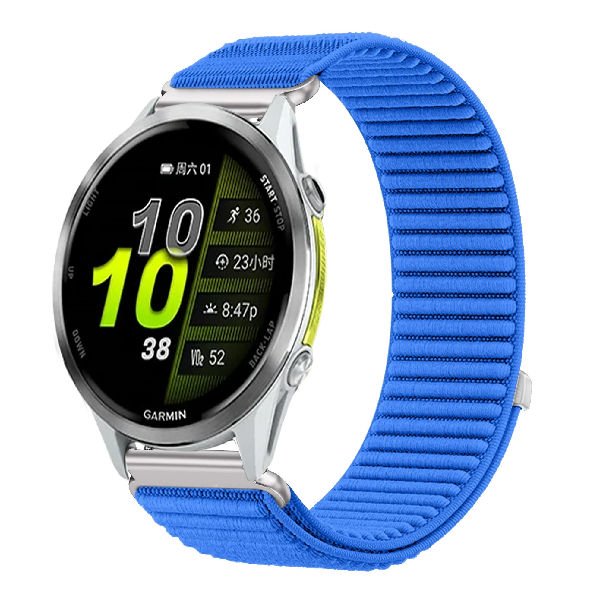 18mm 20mm 22mm Nylon Loop Strap For Garmin Forerunner 970 570 Venu 4 45mm 41mm Venu 3 Wave Wristband Garmin Active 6 Accessories