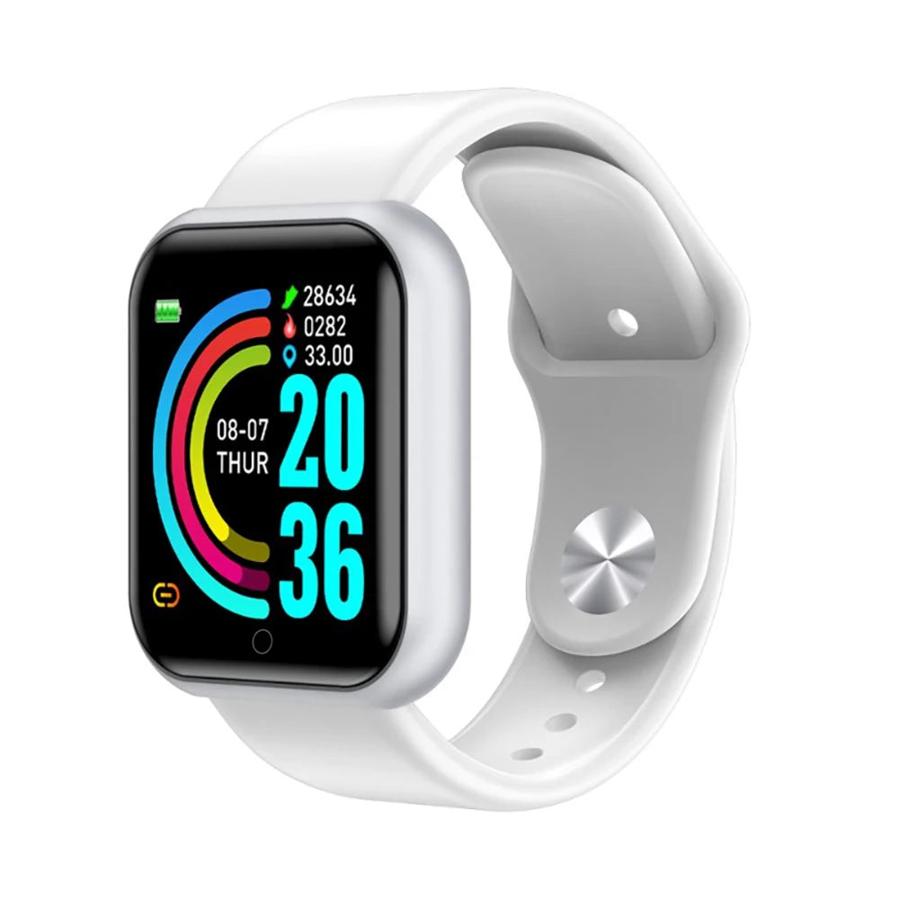 Smart Watches For Women Men Bluetooth Connect Phone Player Music Control Fitness Heart Rate Monitor Sport Bracelet Digital
