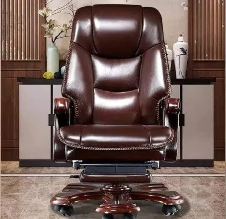 Office Chair Executive Luxury Design Ergonomic Computer Chair Executive Manager Wood Conference Room Chairs for Sale