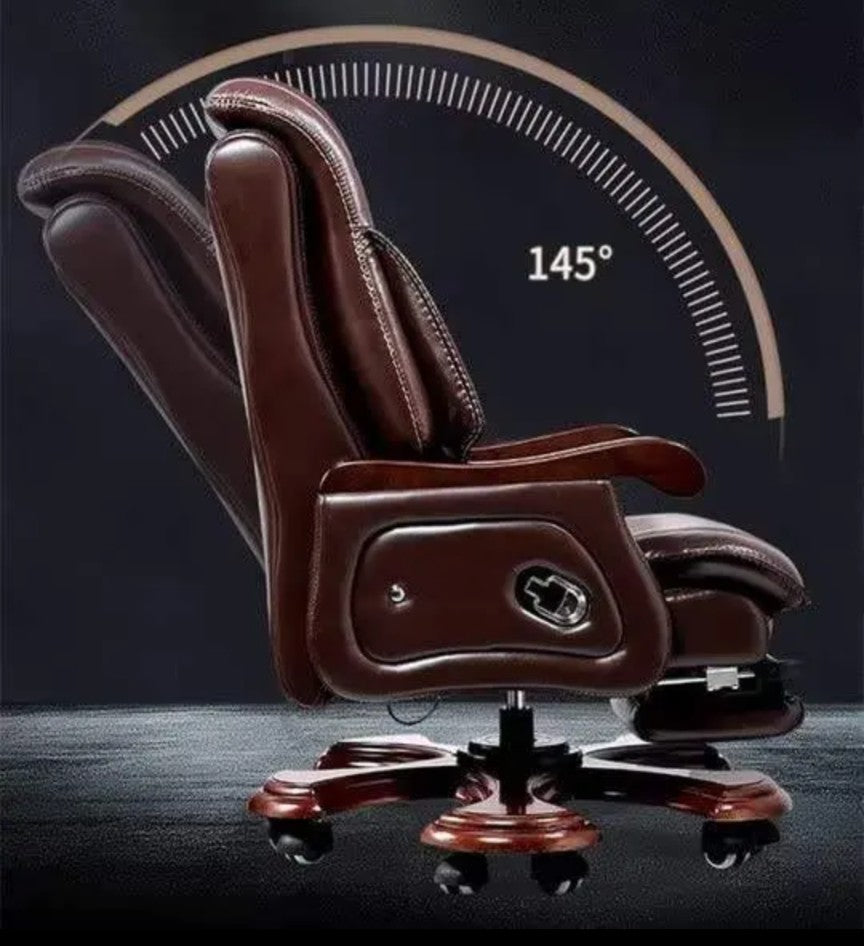 Office Chair Executive Luxury Design Ergonomic Computer Chair Executive Manager Wood Conference Room Chairs for Sale