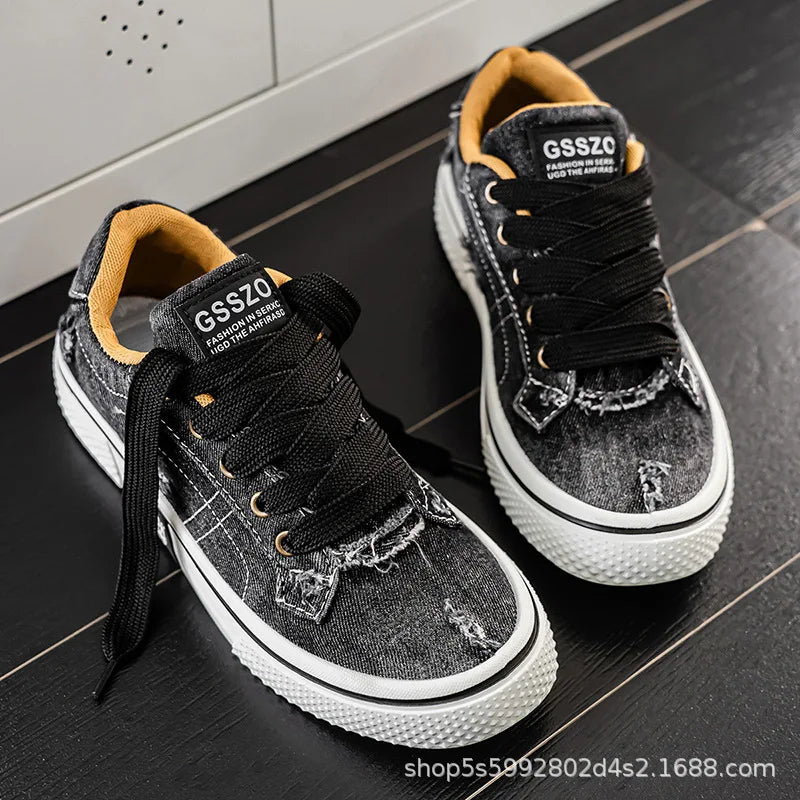 48 Size Summer men's Canvas footwear Comfortable Low cut Sports and Leisure Board Shoes Durable Lightweight Single Shoes sneaker