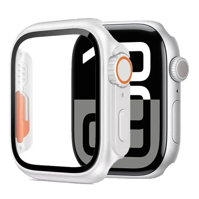 Glass+Cover for Apple Watch 4/5/6/SE3 40mm 44mm 7/8/9 41 45mm Screen Protector Change Ultra Bumper iWatch Series 10/11 42mm 46mm