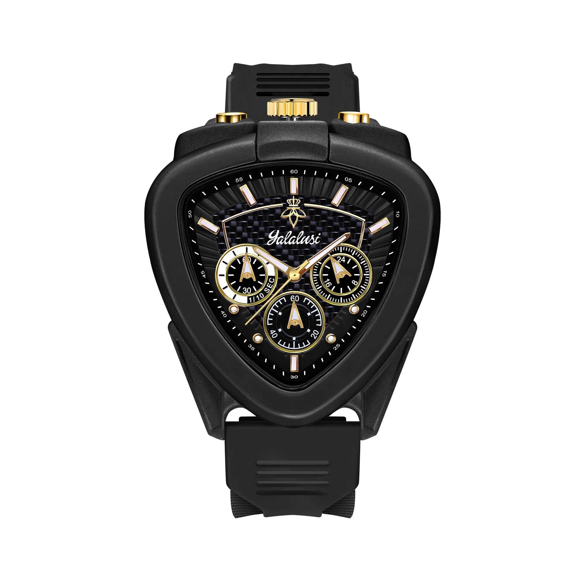 YaLaLuSi Men's Watch: Water-Resistant Quartz Bracelet Watch with Triangular Dial, Mechanical Dial, Gift Watch for Boys