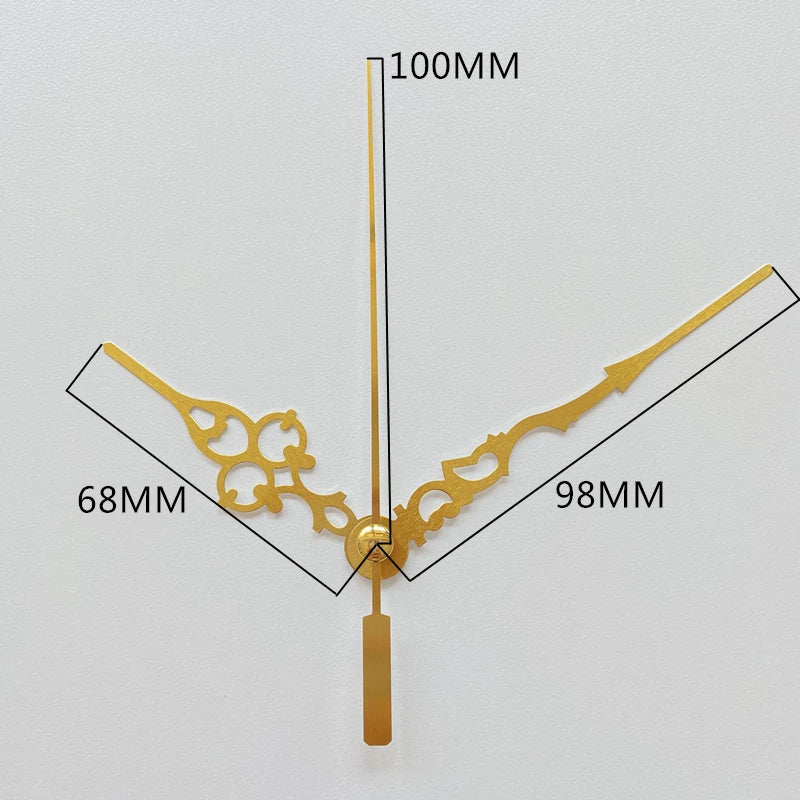 Mute DIY Wall Clock Movement Mechanism with Clock Hands Silent Kit Battery Operated Watch Repair Parts Replacement Set