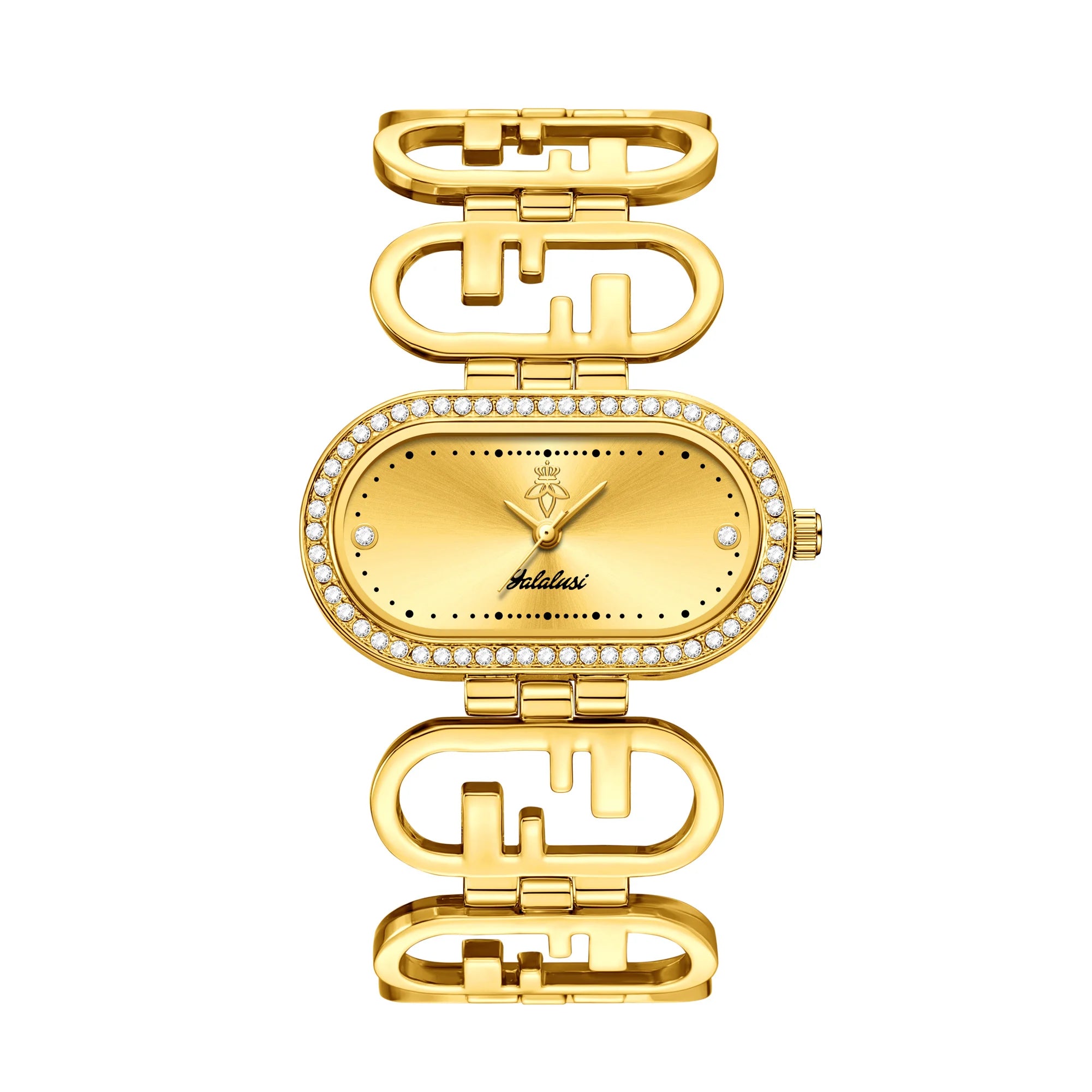 YaLaLuSi Brand Women’s Quartz Water-Resistant Watch: A Luxurious and Elegant Bracelet-Style Timepiece and Gift reloj mujer
