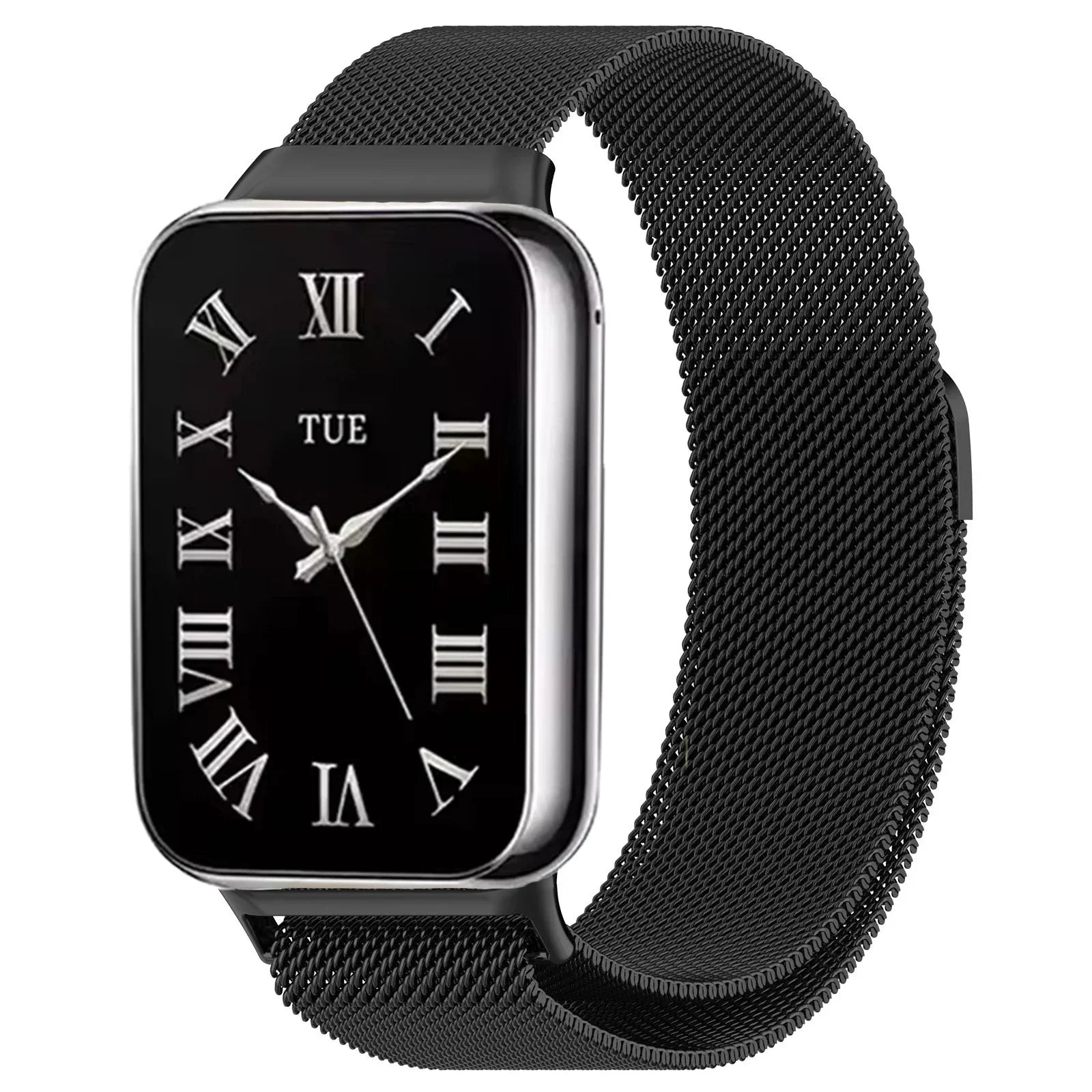Milanese Loop Strap For Xiaomi Mi Band 9/8 Pro Metal Magnetic Durable Wristband Watchband For Redmi Watch 4/5/6 Correa Accessory
