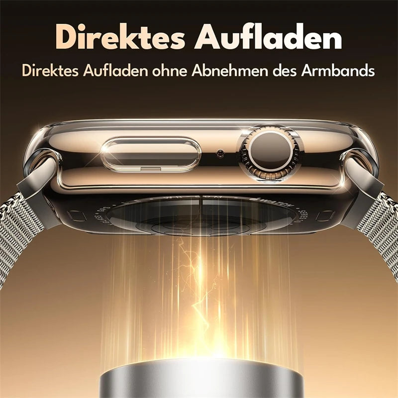 Glass+Cover For Apple Watch 46mm 44mm 40mm 49mm 41mm 45mm 42mm Accessorie Screen Protector iwatch series Ultra 11 10 9 SE 8 7 6